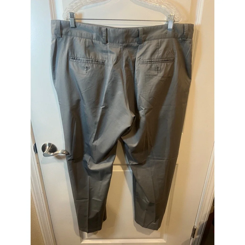 Adidas Mens Golf Pants Climalite Performance Gray 40x30